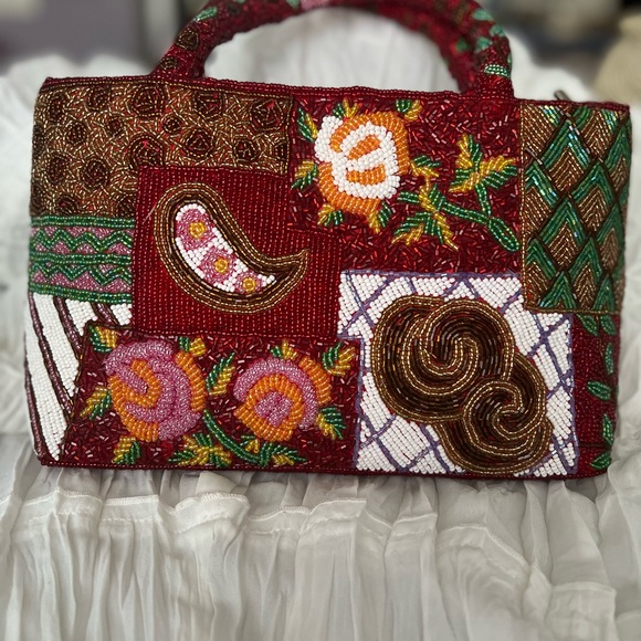 Vintage beaded bag - Picture 4 of 6